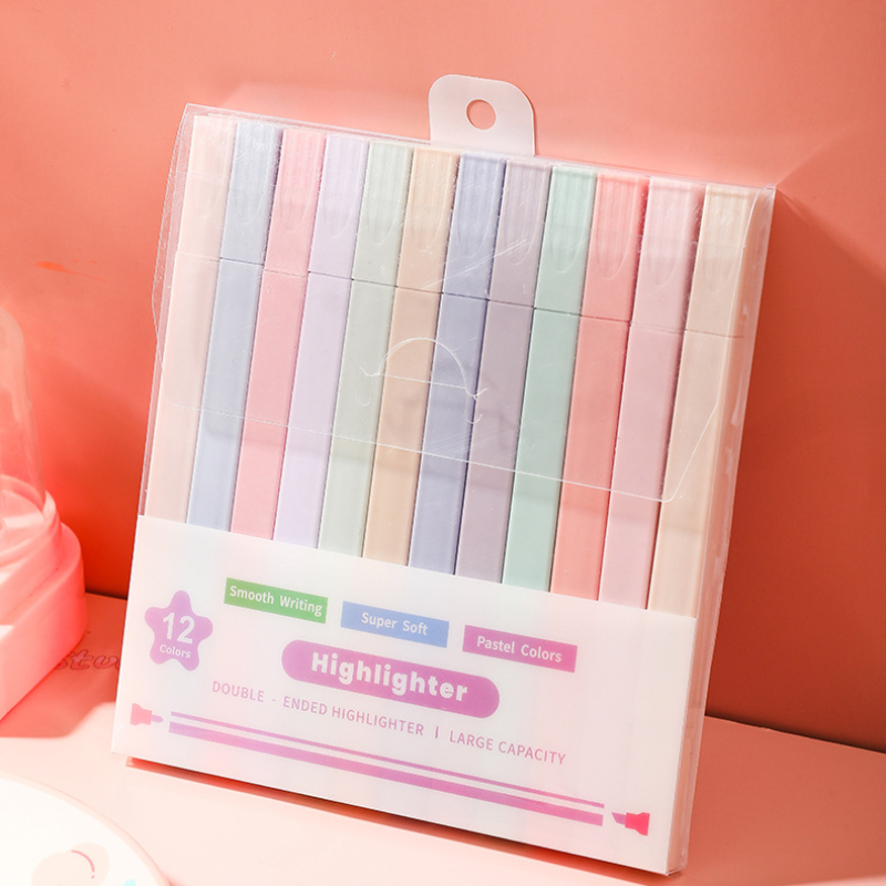 Stabilo Marker Boss - 12 Pcs/Set Double Tip Highlighter Pens
