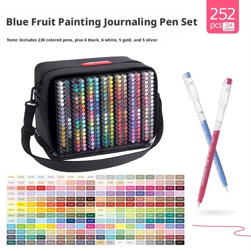 252Pcs 234 Colors Fine Tip Gel - đánh giá và giá Correction Pen Fine