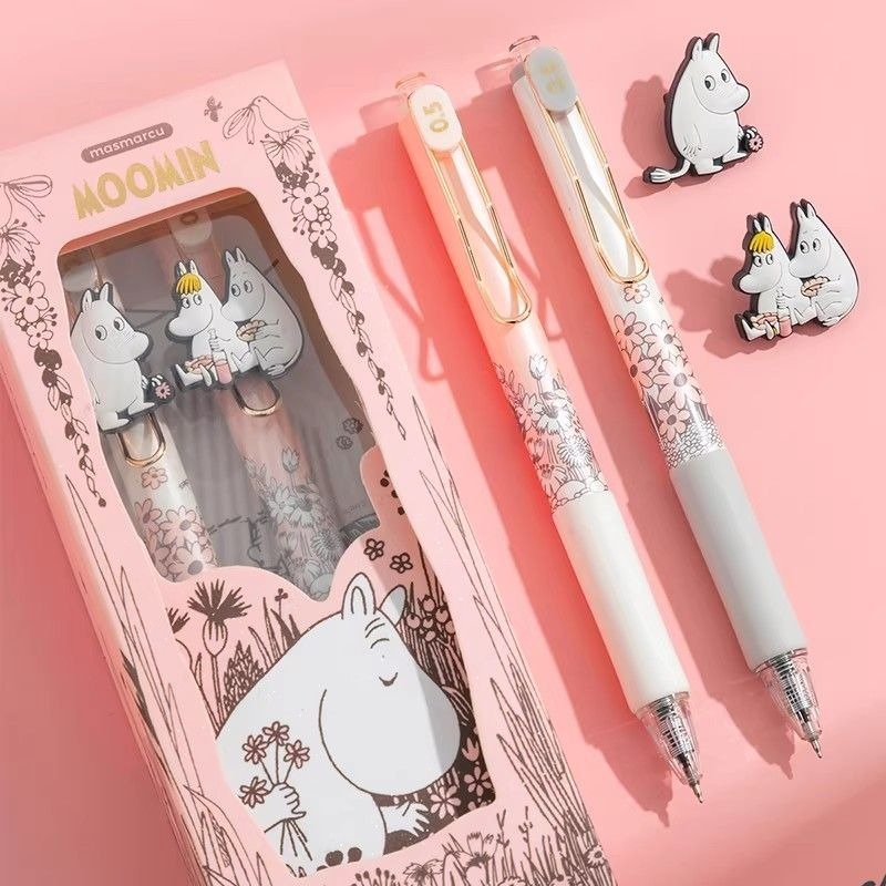 Moomin Cute Retractable Gel Pe - đánh giá và giá Correction Pen Fine