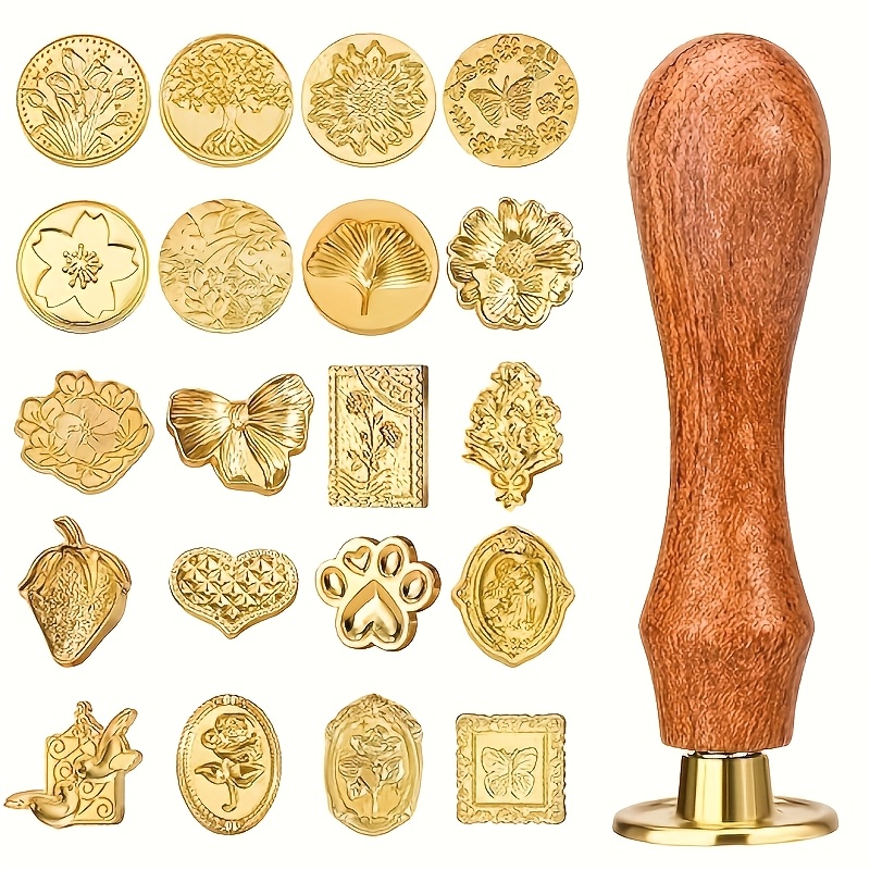 21pc wax stamp set with variou - đánh giá và giá Wax Seal Stamp Set