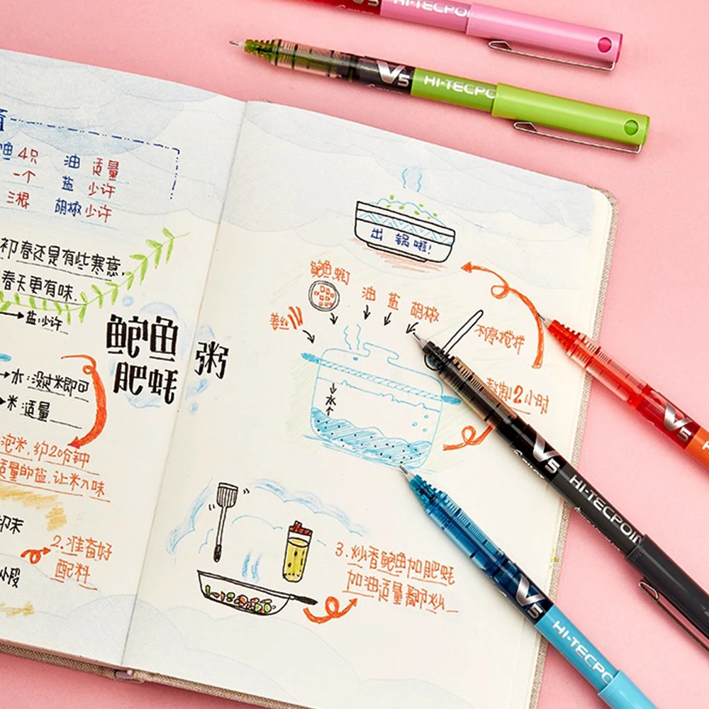 3pcs Japan PILOT Gel Pens Stra - đánh giá và giá Pilot Pen V5