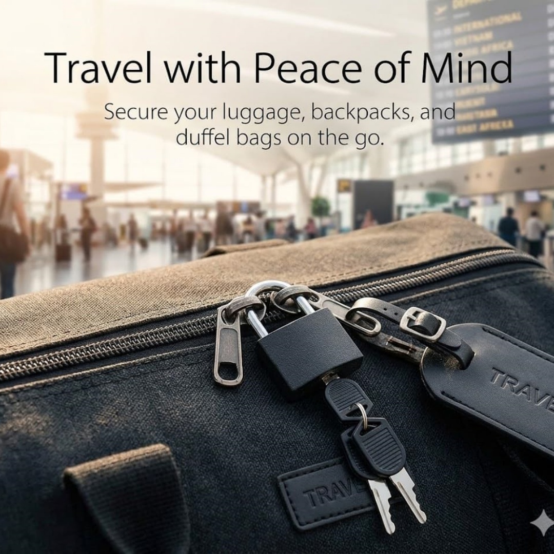 3 pcs Padlock with Keys, (Blac - đánh giá và giá Letter Opener Brass