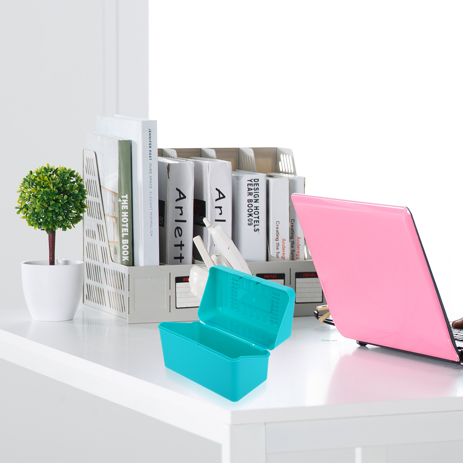 4Pcs Index Card File Box Thick - đánh giá và giá Index Card Holder