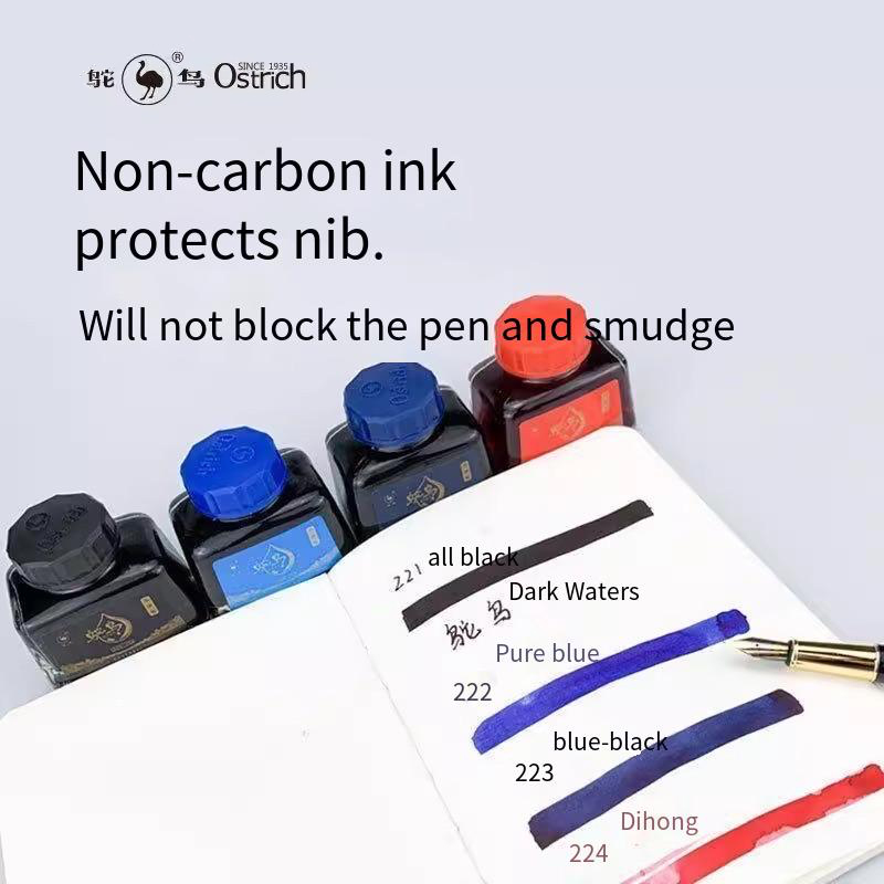 Ostrich 2-Series Fountain Pen  - đánh giá và giá Fountain Pen Bottled Ink