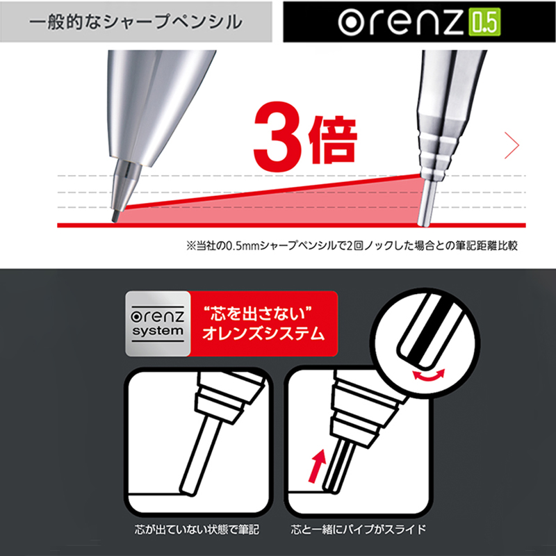 1pc Pentel Orenz Mechanical Pe - đánh giá và giá Mechanical Pencil 0.3