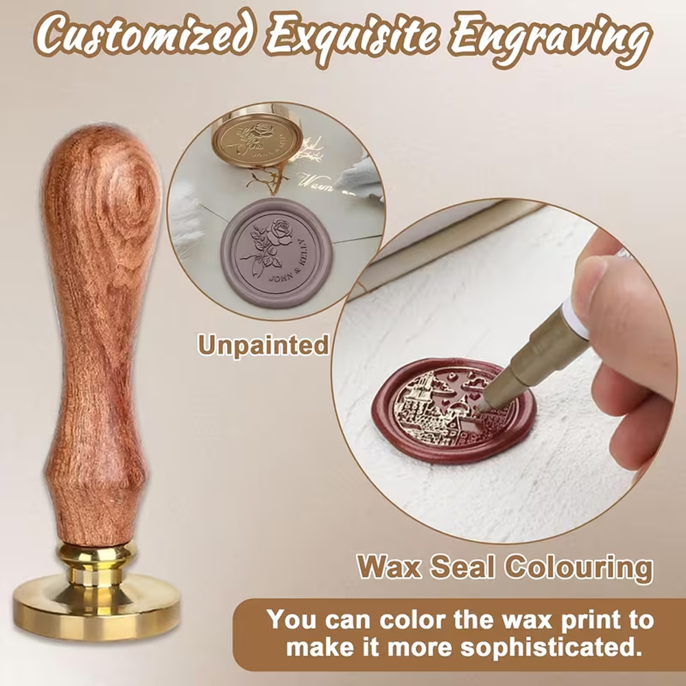 Personalized Wax Sealing Stamp - đánh giá và giá Wax Seal Stamp Set