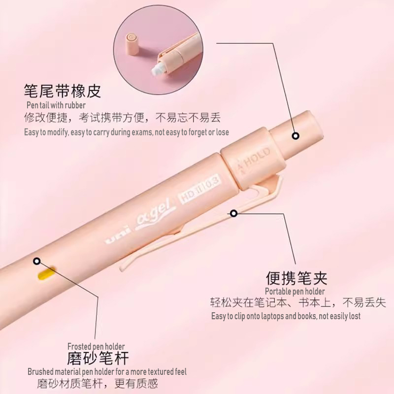 Uni M5-1009GG&UL-S Alpha-Gel S - đánh giá và giá Mechanical Pencil 0.3