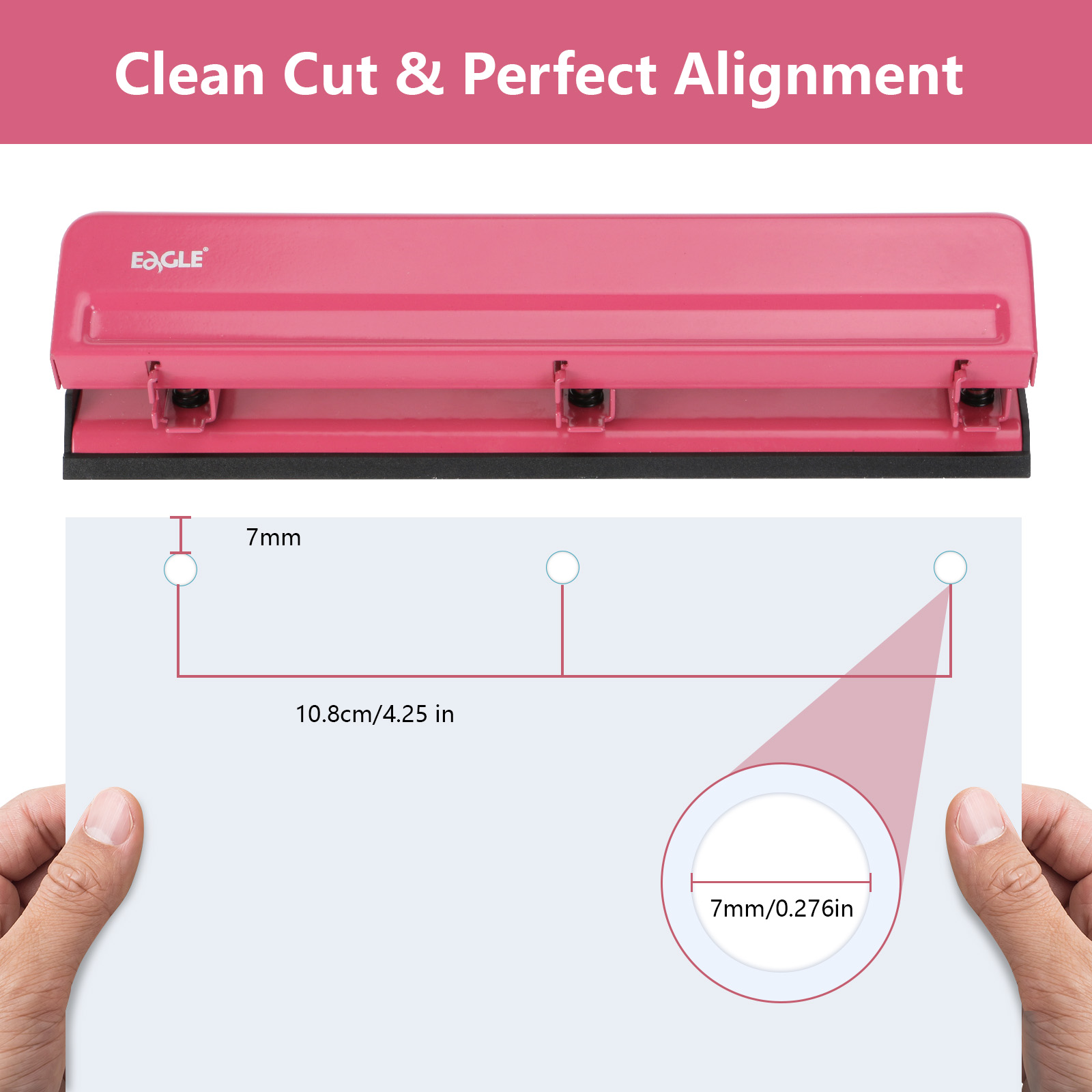 EAGLE 3-Hole Puncher for A4 Pa - đánh giá và giá Binder A4 Lever
